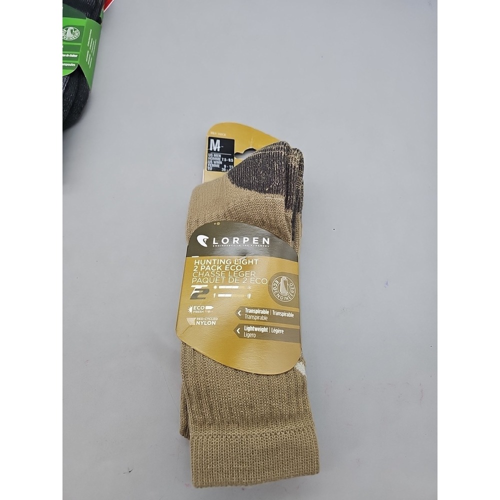 Lorpen Merino Light Hunting Men's M 7.5-9 Womens 9-11 Socks‎ Package Of 2 Pair